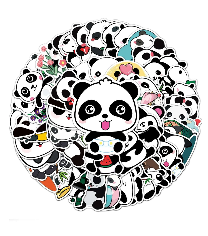 Set de Pegatinas de Panda