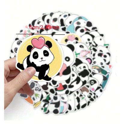 Set de Pegatinas de Panda
