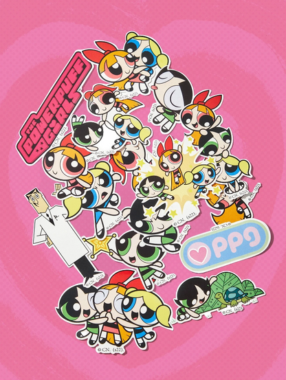 Pegatinas Las Chicas Superpoderosas - Multicolor (10 unidades al azar)