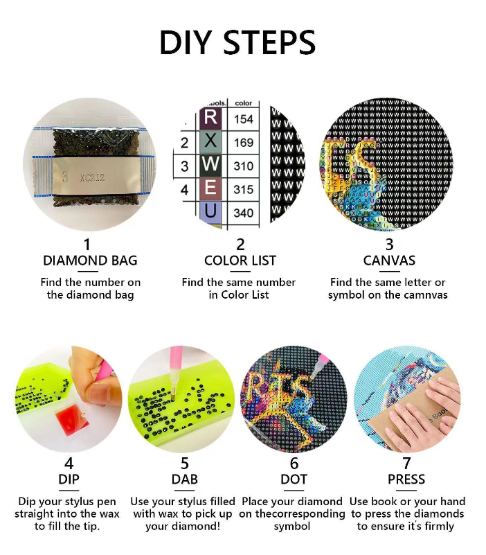 Pintura de Diamantes DIY - Patrón de Perro en Flores