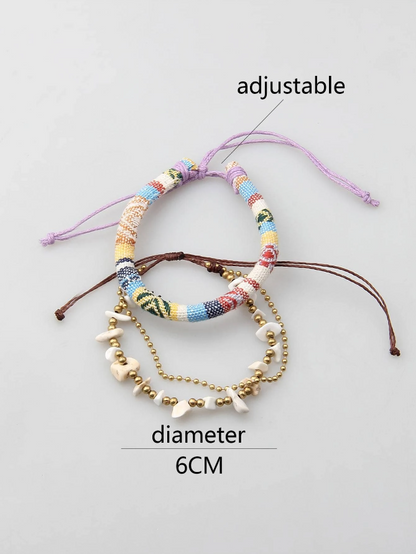 Pulseras de Hilo y Piedras Naturales - Venta Individual