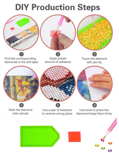 🎨✨ Kit de Pintura Diamante DIY – Sorpresa Creativa ✨🎭