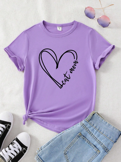 💜 Polera Morada "Cat Mom"