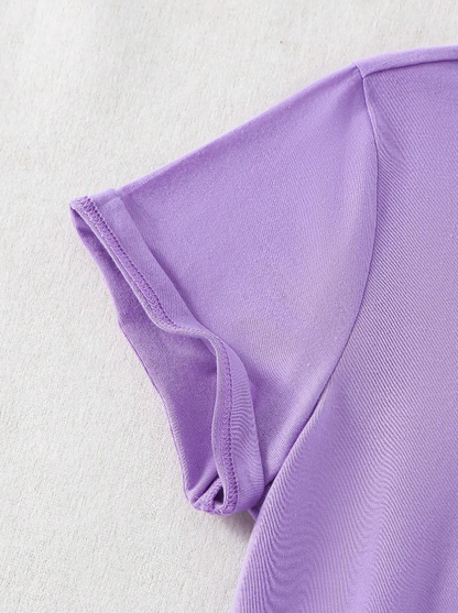 💜 Polera Morada "Cat Mom"
