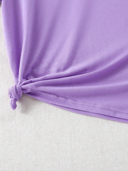 💜 Polera Morada "Cat Mom"