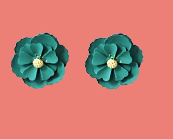 🌸 Aros Florales de Hierro – Estilo Dulce y Colorido