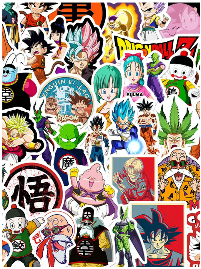 🐉 Stickers Dragon Pack – Pack de 10 Unidades & Estilo Anime