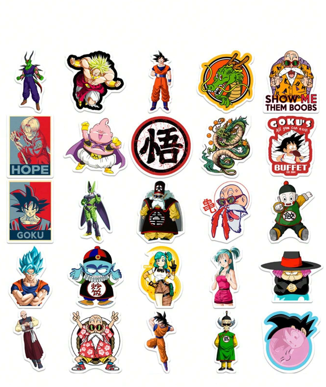 🐉 Stickers Dragon Pack – Pack de 10 Unidades & Estilo Anime