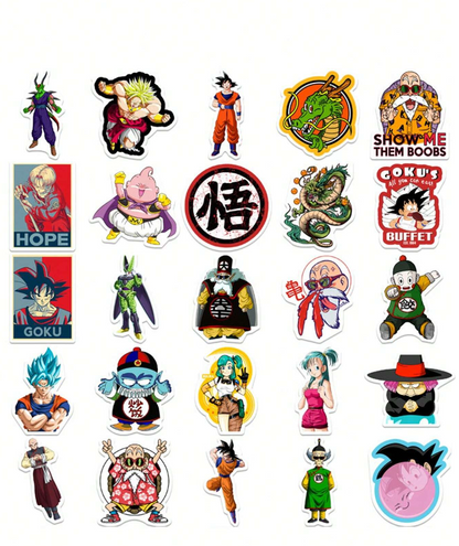 🐉 Stickers Dragon Pack – Pack de 10 Unidades & Estilo Anime