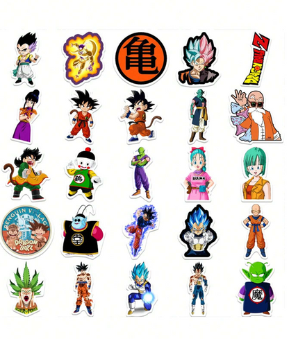 🐉 Stickers Dragon Pack – Pack de 10 Unidades & Estilo Anime