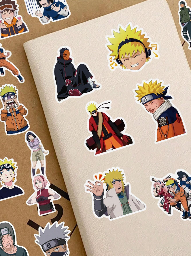 🎌 Stickers Animados – Pack de 10 Unidades & Estilo Decorativo
