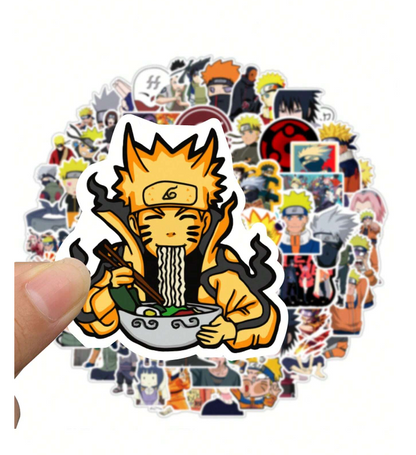 🎌 Stickers Animados – Pack de 10 Unidades & Estilo Decorativo