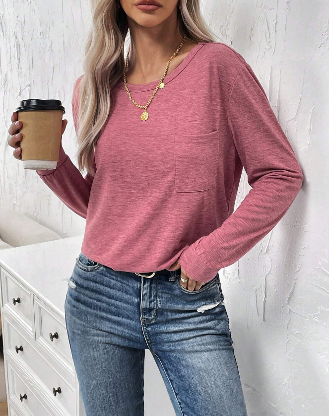 🌸 Camiseta de Mujer con Hombros Caídos