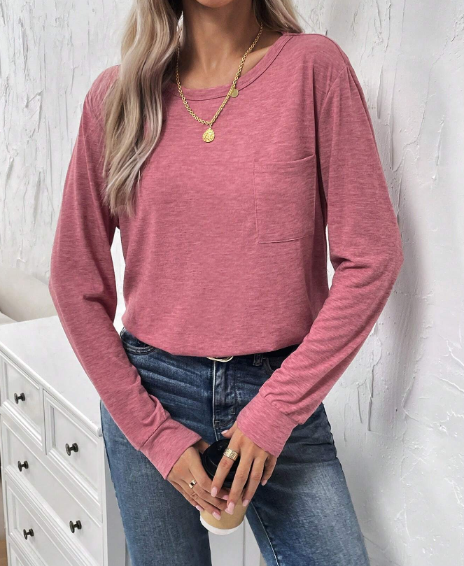 🌸 Camiseta de Mujer con Hombros Caídos