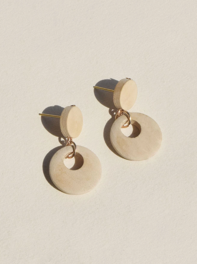 🟡 Pendientes Geométricos – Minimalismo Dorado