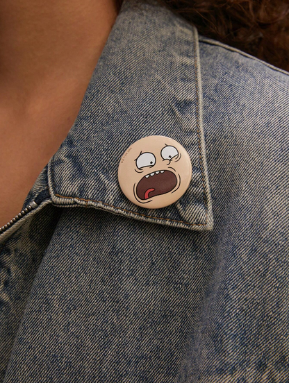 🌀 Broche Rick & Morty – Diseño Circular & Estilo Fantasía