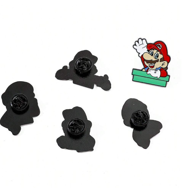 🎮 Broche Mario – Estilo Retro & Diseño Coleccionable