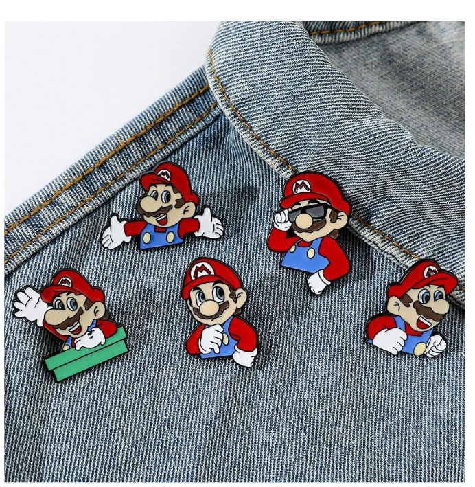 🎮 Broche Mario – Estilo Retro & Diseño Coleccionable