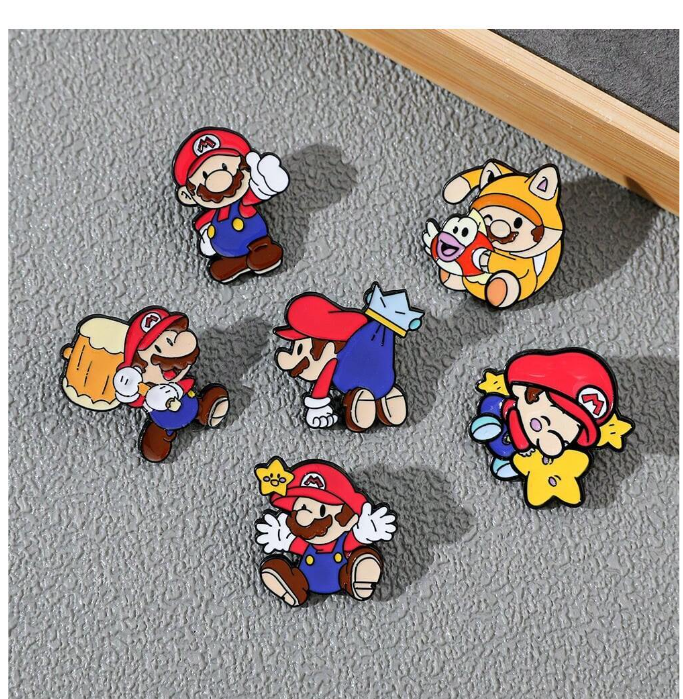 🎮 Broche Mario – Estilo Retro & Diseño Coleccionable