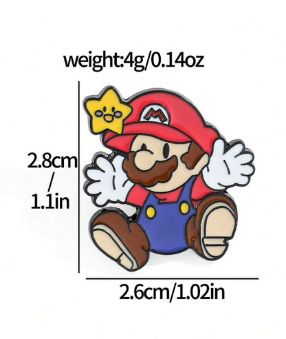 🎮 Broche Mario – Estilo Retro & Diseño Coleccionable