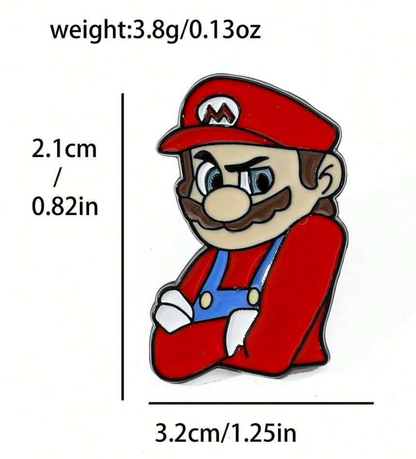 🎮 Broche Mario – Estilo Retro & Diseño Coleccionable