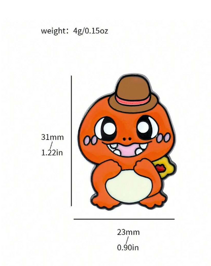 🤠 Broches Pokémon Cowboy – Estilo Dulce & Diseño Coleccionable