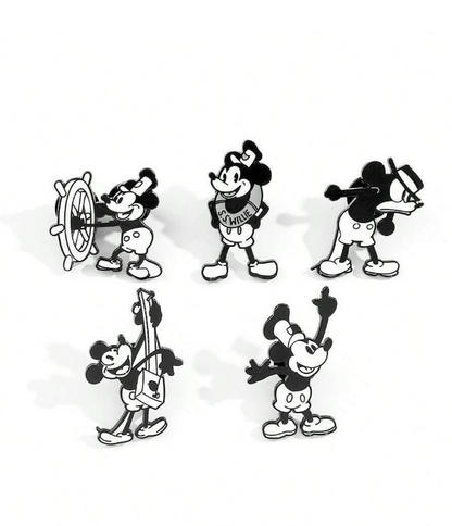 🎩 Broches Mickey Vintage – Estilo Dulce & Diseño Coleccionable