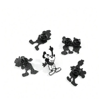 🎩 Broches Mickey Vintage – Estilo Dulce & Diseño Coleccionable