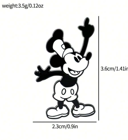 🎩 Broches Mickey Vintage – Estilo Dulce & Diseño Coleccionable