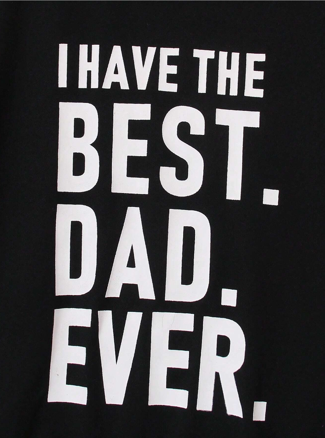 🖤 Sudadera Infantil – Eslogan “Best Dad Ever