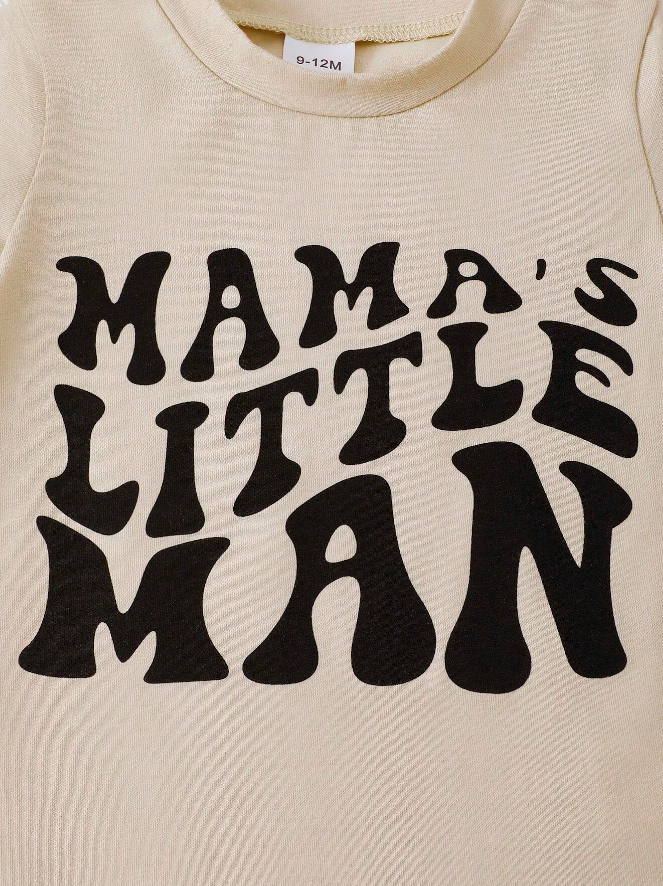Conjunto Deportivo "Mama's Little Man" para Niños