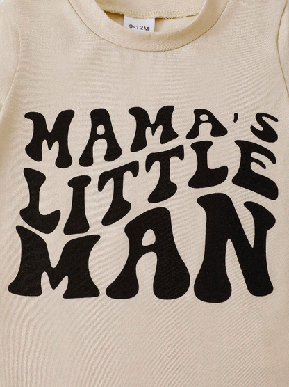 Conjunto Deportivo "Mama's Little Man" para Niños