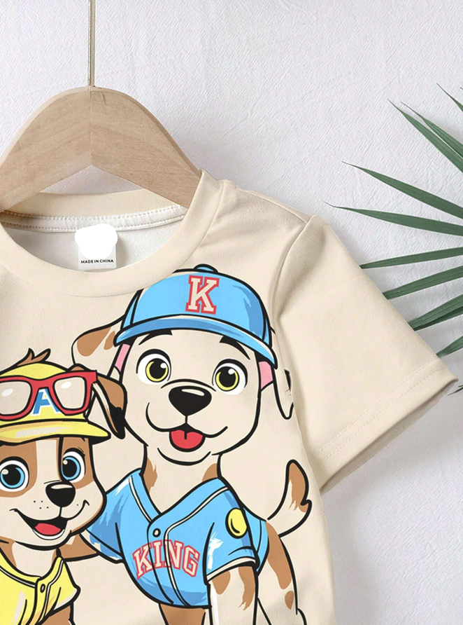 Camiseta de Perros Animados para Chicos