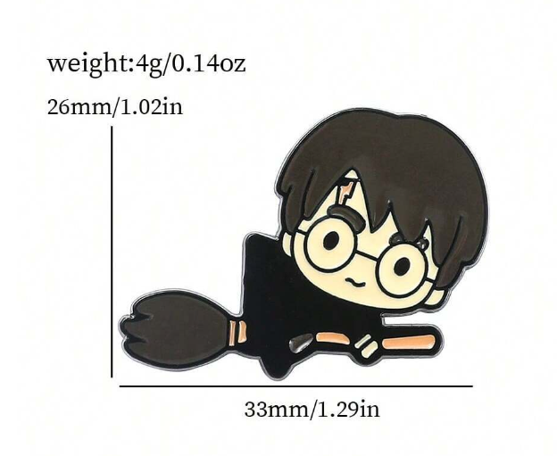✨ Broche Chibi – Personaje Volador & Estilo Fantasía