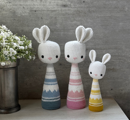 🐰 Conejito Decorativo Estilo Escandinavo – Amigurumi Hecho a Mano