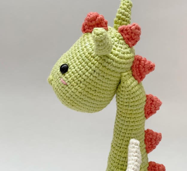 🐉💚 Dragón Guardián Verde – Amigurumi Hecho a Mano