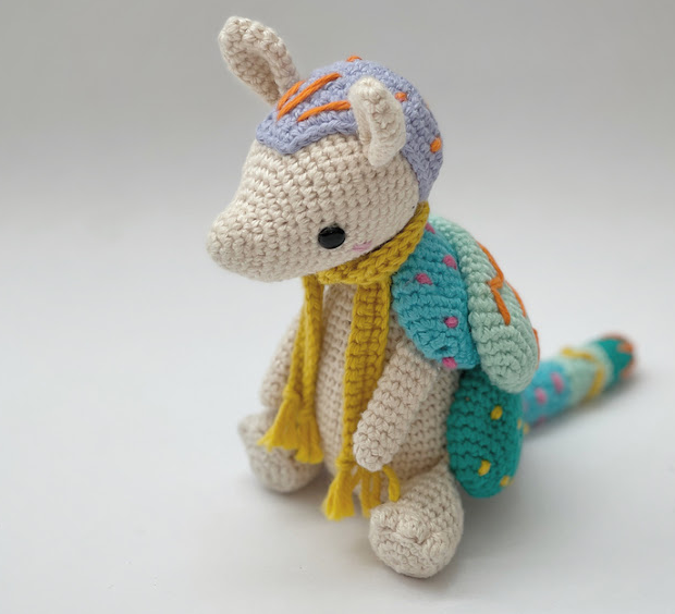 🦘🎒 Canguro Viajero – Amigurumi de Aventura