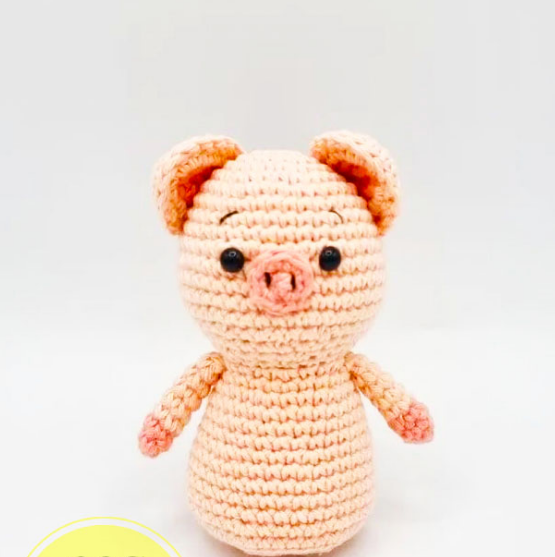 🐷 Cerdito Rosa – Amigurumi Hecho a Mano