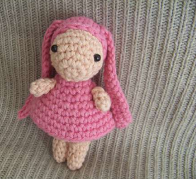 🌸 Atashi (Chobits) – Amigurumi Hecho a Mano