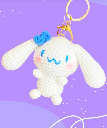 🐇💙 Conejito Cinnamoroll – Amigurumi Hecho a Mano