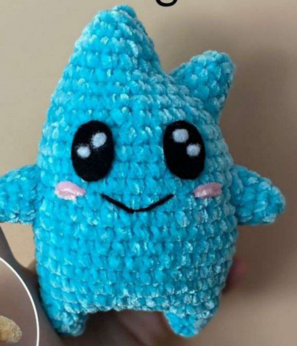 🌟💙 Lumalee + 💛 Luma – Amigurumis Hechos a Mano (Pack)