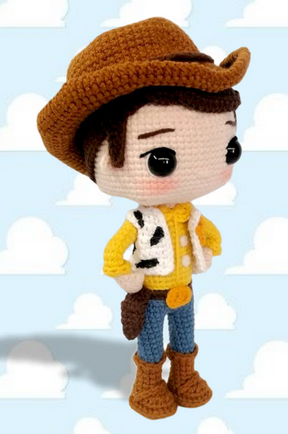 🤠🟤 Vaquero Woody – Amigurumi Hecho a Mano