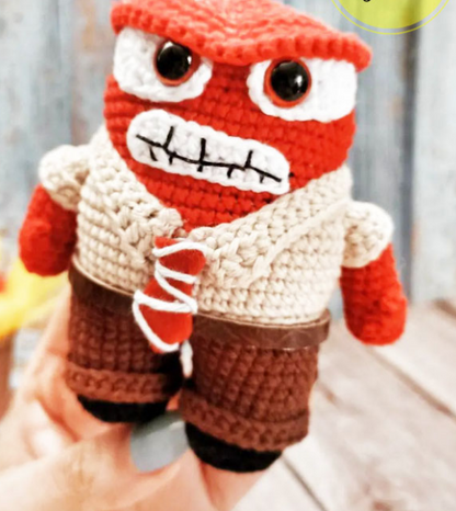 🔥😡 Furia – Amigurumi Hecho a Mano