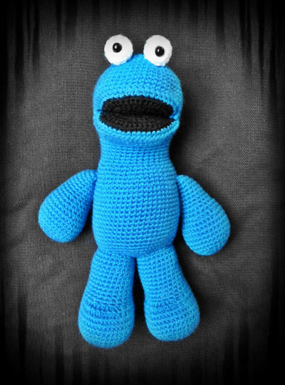 🍪 Monstruo de las Galletas – Amigurumi Personaje Hecho a Mano