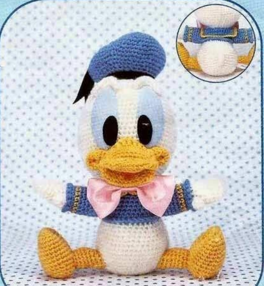 🦆 Donald – Amigurumi Hecho a Mano
