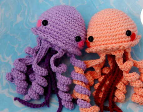 🐙 Medusas de Colores – Amigurumis Hechos a Mano