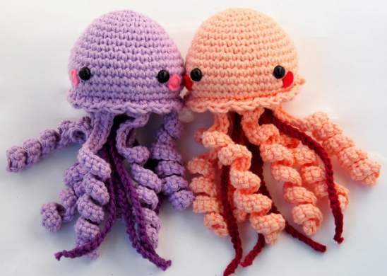 🐙 Medusas de Colores – Amigurumis Hechos a Mano