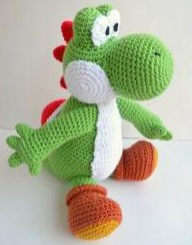 🐉 Amigurumi Yoshi – Hecho a Mano
