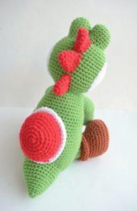 🐉 Amigurumi Yoshi – Hecho a Mano