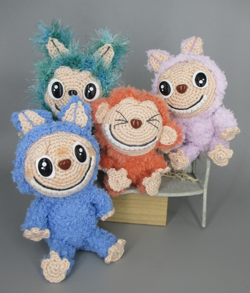 🐾 Amigurumi Labubu – Hecho a Mano